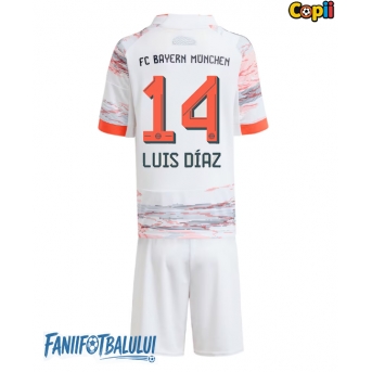 Bayern Munich Luis Diaz #14 Echipament de Fotbal Replică 2025-26 Copii Deplasare (+ Șorturi)